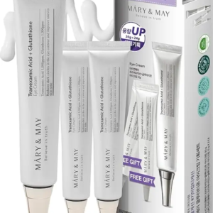 MARY & MAY Tranexamic Acid + Glutathione Eye Cream Special Set – سيت كريم تفتيح وترطيب تحت العين